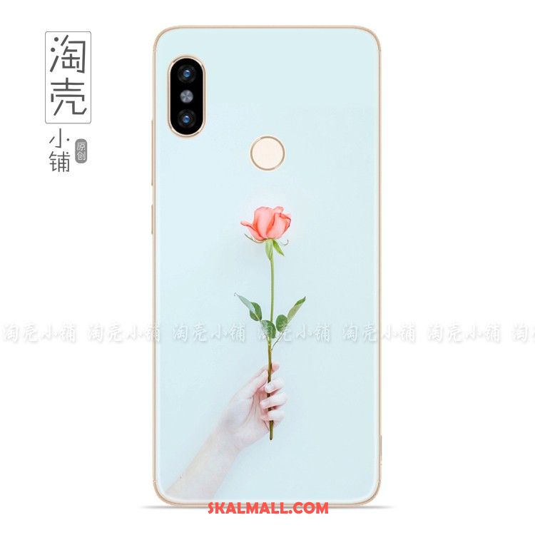 Xiaomi Mi Max 3 Skal Silikon Blå Mjuk Liten Kyla Till Salu