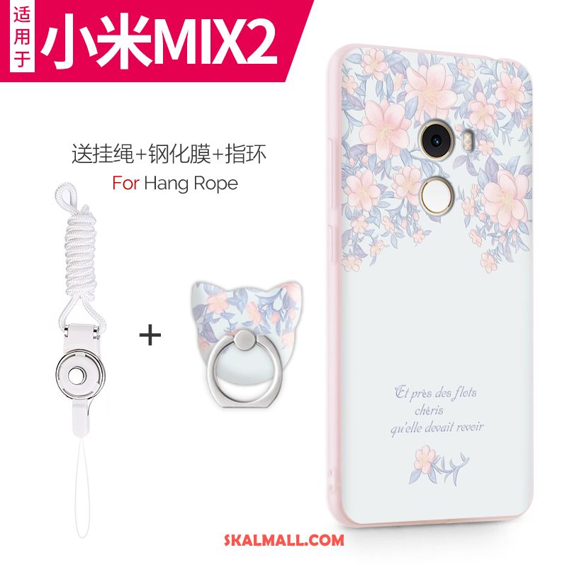 Xiaomi Mi Mix 2 Skal Fallskydd Liten Silikon Mobil Telefon Purpur Fodral Till Salu