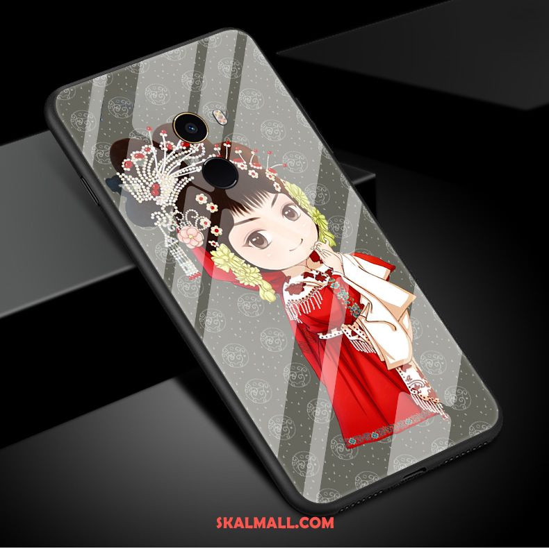 Xiaomi Mi Mix 2 Skal Kreativa Blå Mobil Telefon Glas Trend Varumärke Fodral Billiga