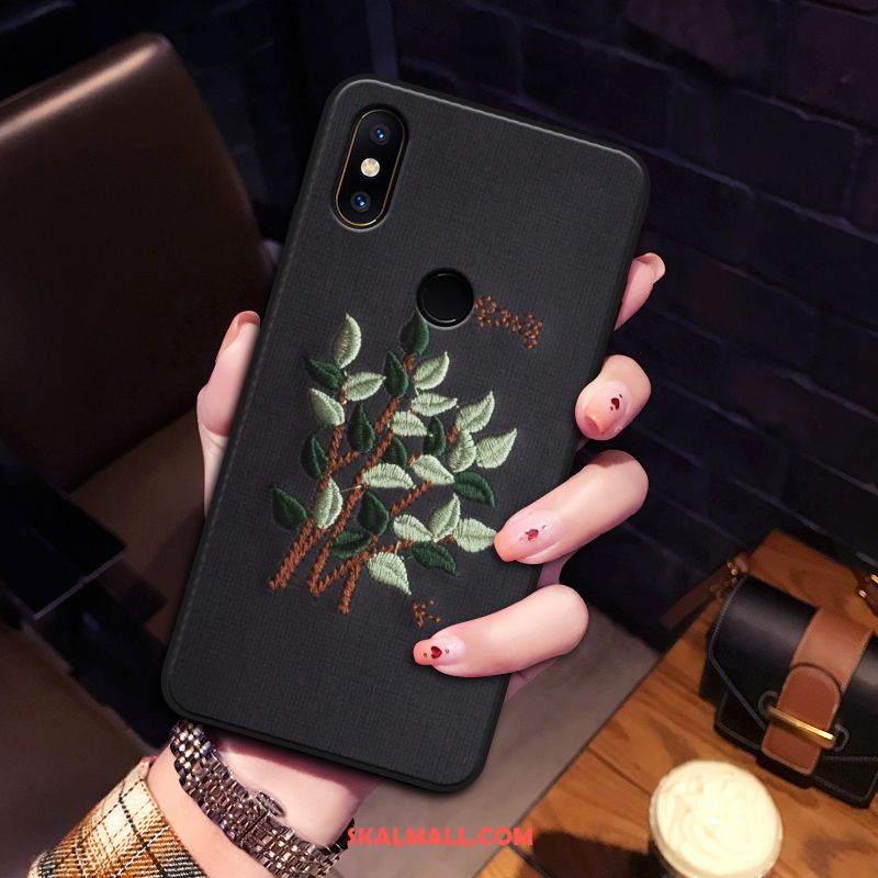 Xiaomi Mi Mix 2s Skal Fallskydd Kreativa Broderi Silikon Mobil Telefon Fodral Till Salu