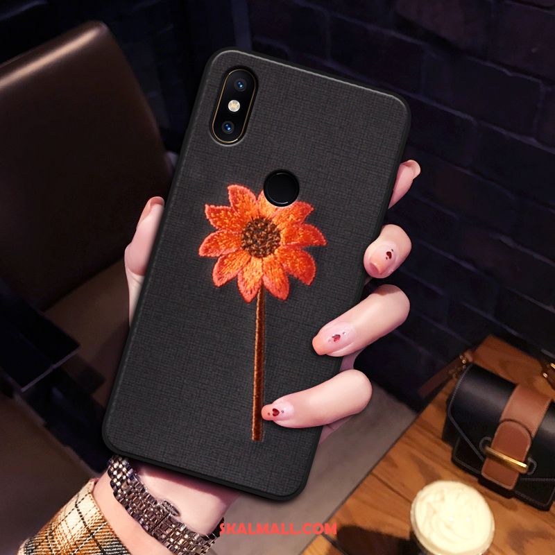 Xiaomi Mi Mix 2s Skal Fallskydd Kreativa Broderi Silikon Mobil Telefon Fodral Till Salu