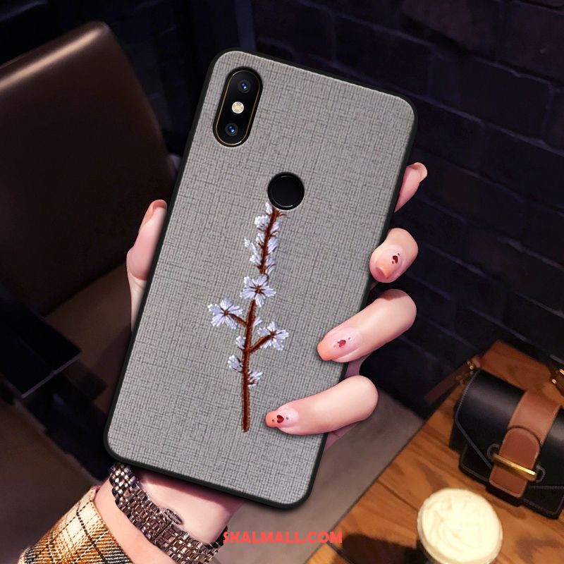 Xiaomi Mi Mix 2s Skal Fallskydd Kreativa Broderi Silikon Mobil Telefon Fodral Till Salu