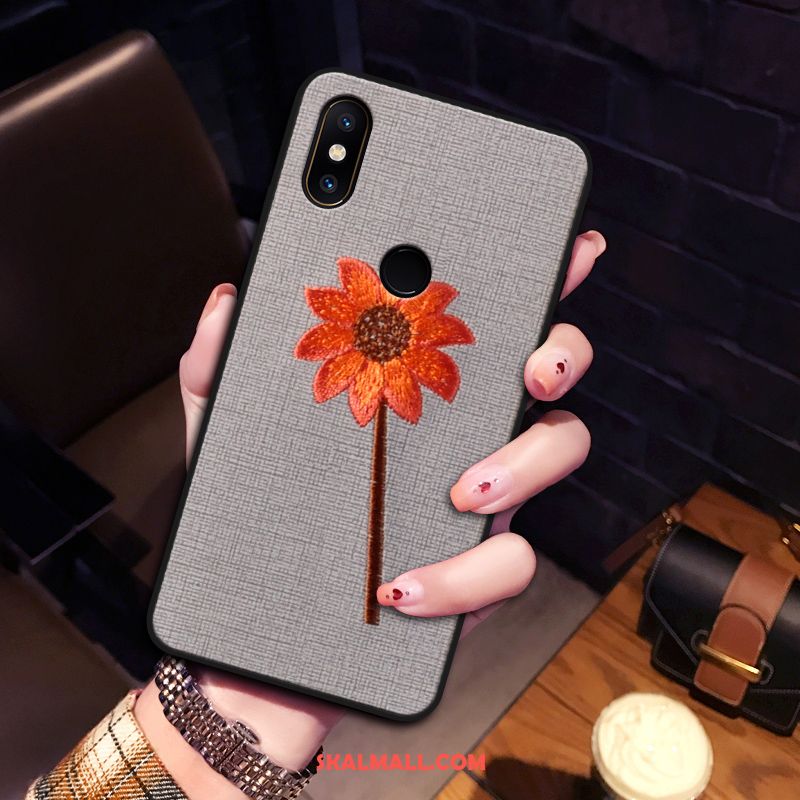 Xiaomi Mi Mix 2s Skal Fallskydd Kreativa Broderi Silikon Mobil Telefon Fodral Till Salu