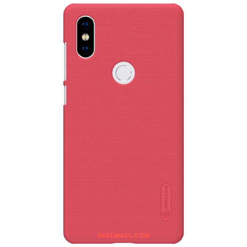 Xiaomi Mi Mix 2s Skal Guld Nubuck Liten Skydd Mobil Telefon Fodral Rea
