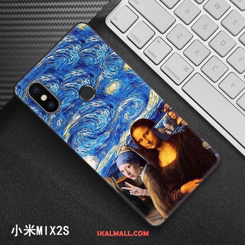 Xiaomi Mi Mix 2s Skal Lättnad Kinesisk Stil Liten Personlighet Trend Till Salu