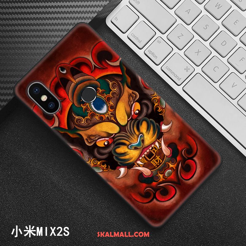 Xiaomi Mi Mix 2s Skal Lättnad Kinesisk Stil Liten Personlighet Trend Till Salu