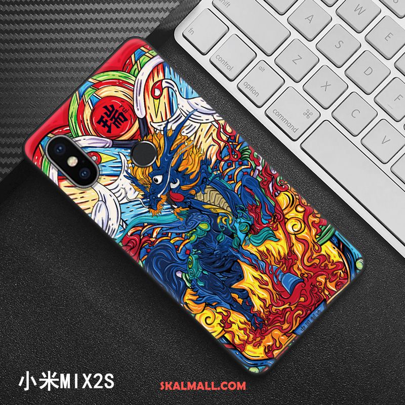 Xiaomi Mi Mix 2s Skal Lättnad Kinesisk Stil Liten Personlighet Trend Till Salu