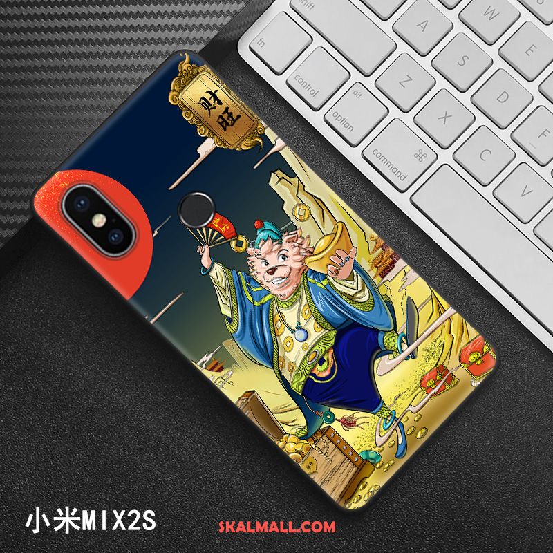 Xiaomi Mi Mix 2s Skal Lättnad Kinesisk Stil Liten Personlighet Trend Till Salu