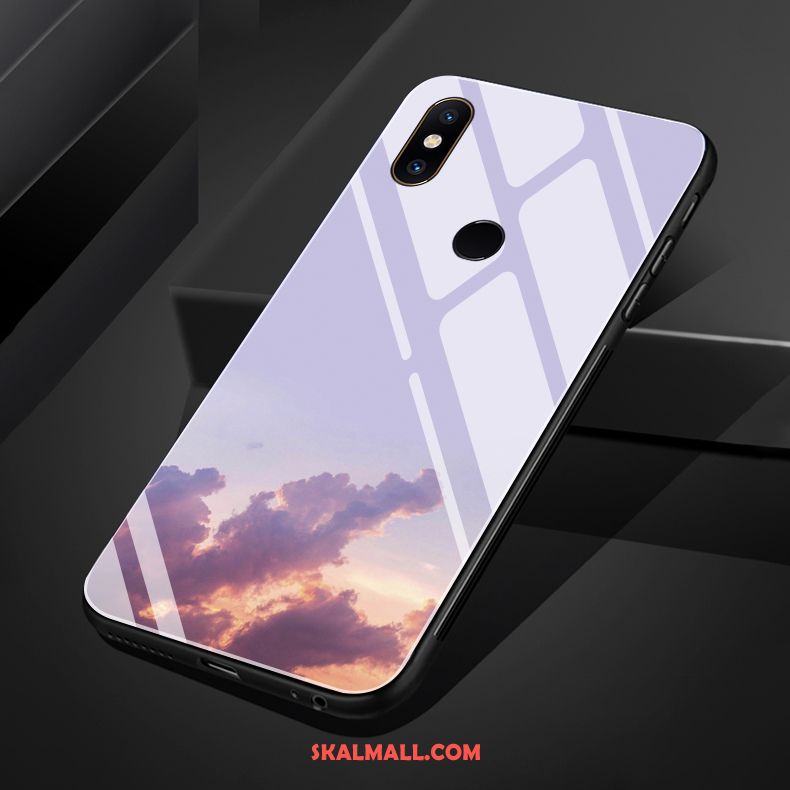 Xiaomi Mi Mix 3 Skal Hemming Silikon Glas Färg Månad Fodral Köpa
