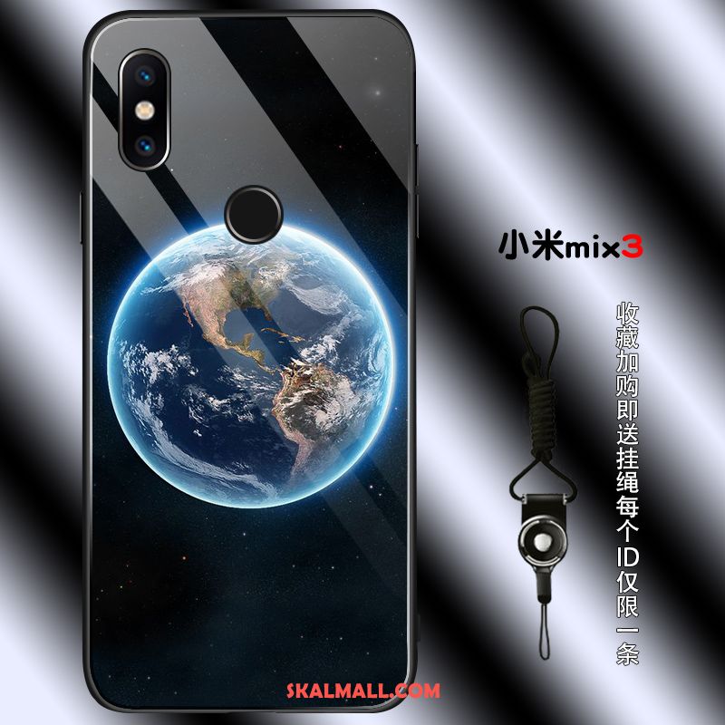 Xiaomi Mi Mix 3 Skal Trend All Inclusive Net Red Mönster Svart Billiga