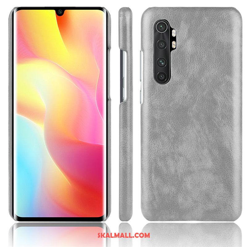 Xiaomi Mi Note 10 Lite Skal Läder Mönster Ungdom Litchi Mobil Telefon Rabatt