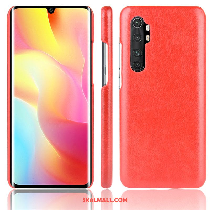 Xiaomi Mi Note 10 Lite Skal Läder Mönster Ungdom Litchi Mobil Telefon Rabatt