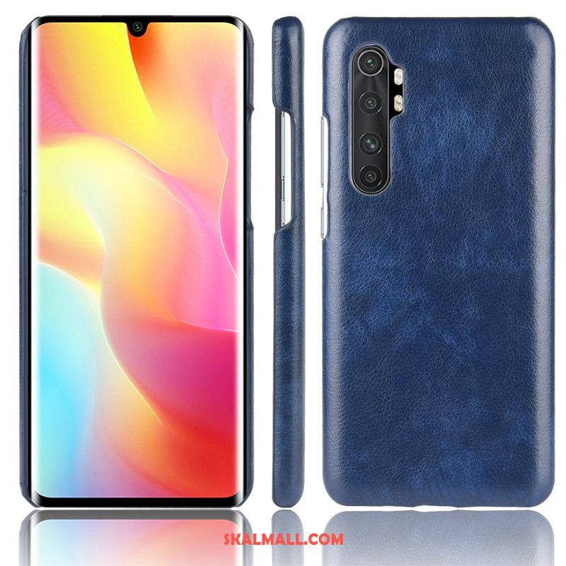 Xiaomi Mi Note 10 Lite Skal Läder Mönster Ungdom Litchi Mobil Telefon Rabatt