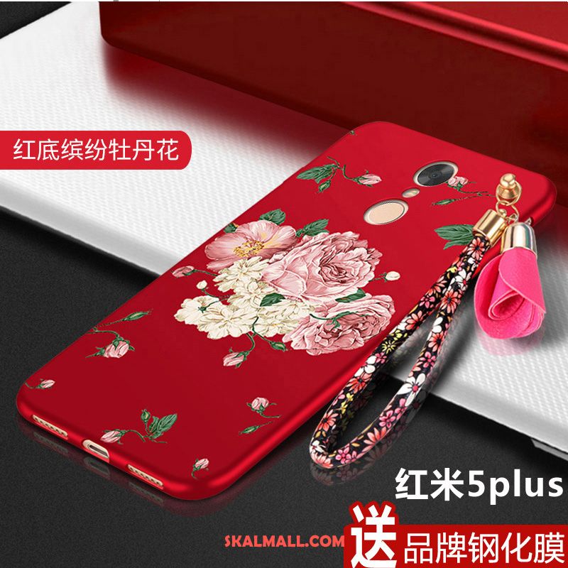 Xiaomi Redmi 5 Plus Skal Hängsmycken Personlighet Trend Röd Fallskydd Fodral Köpa