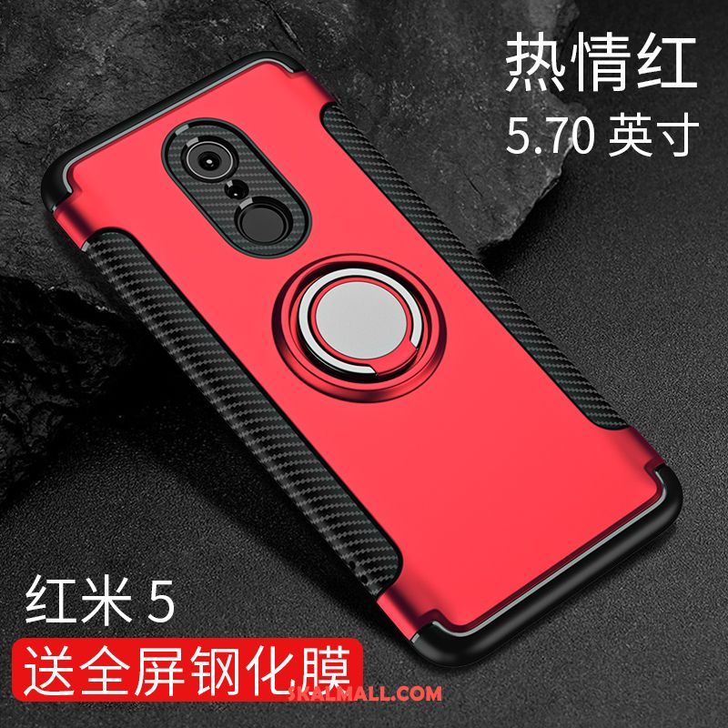 Xiaomi Redmi 5 Skal Mobil Telefon Silikon All Inclusive Svart Röd Till Salu