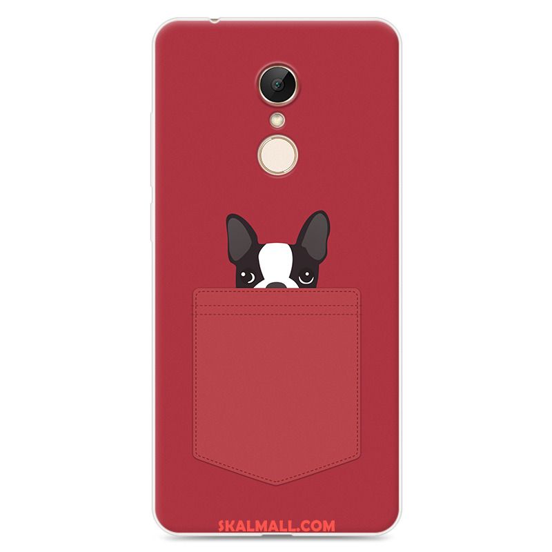 Xiaomi Redmi 5 Skal Mobil Telefon Tecknat Fallskydd Mjuk Röd Billigt