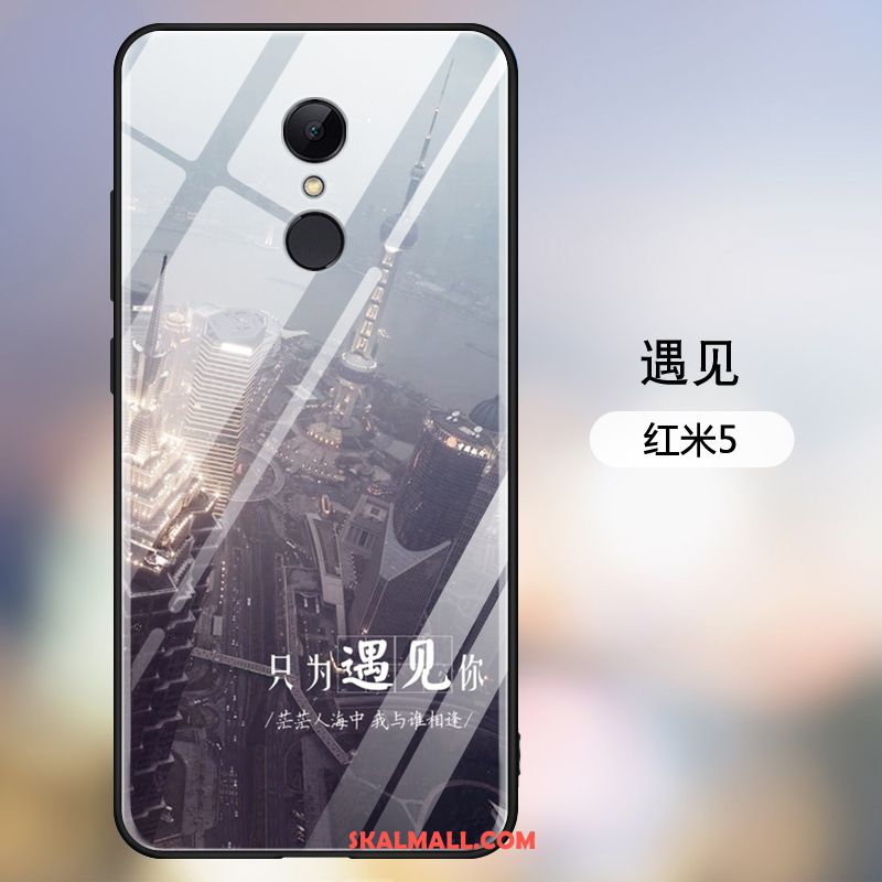 Xiaomi Redmi 5 Skal Personlighet Enkel Spegel Business Mobil Telefon Rea
