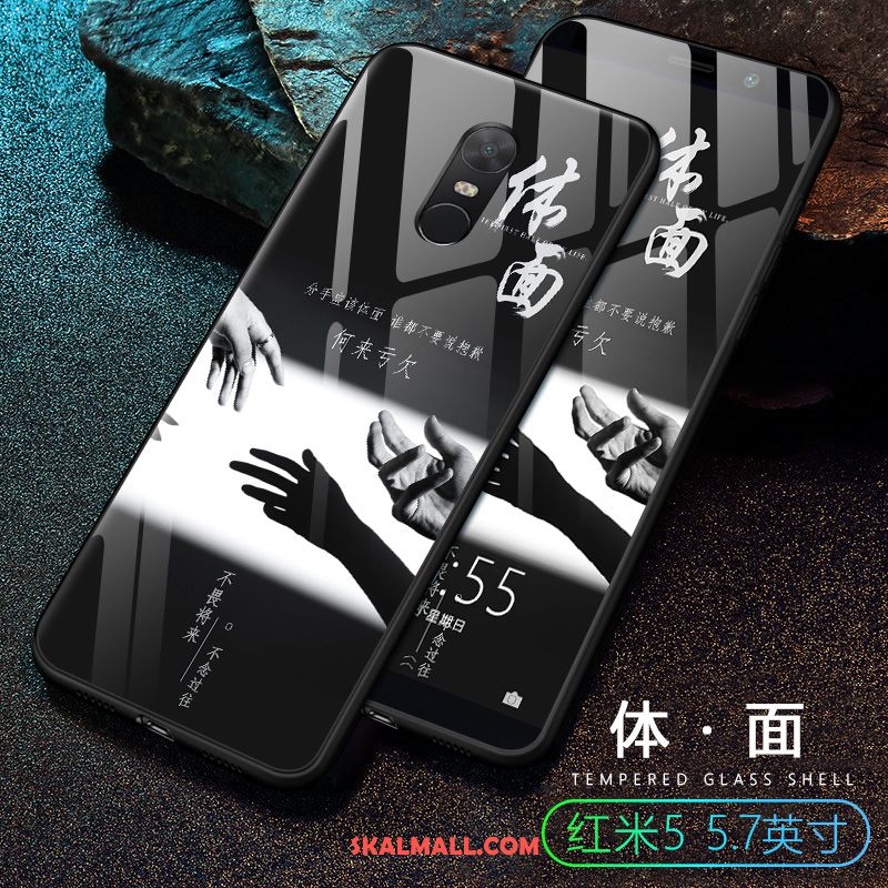Xiaomi Redmi 5 Skal Slim Hård All Inclusive Glas Skydd På Rea