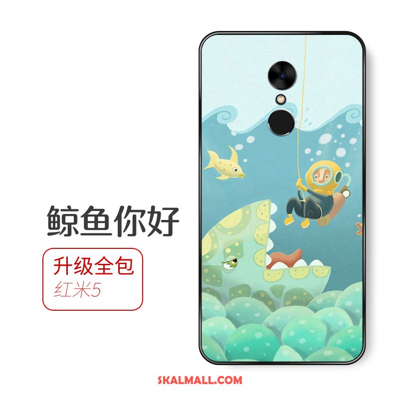 Xiaomi Redmi 5 Skal Slim Tecknat Mobil Telefon Gul Liten På Rea