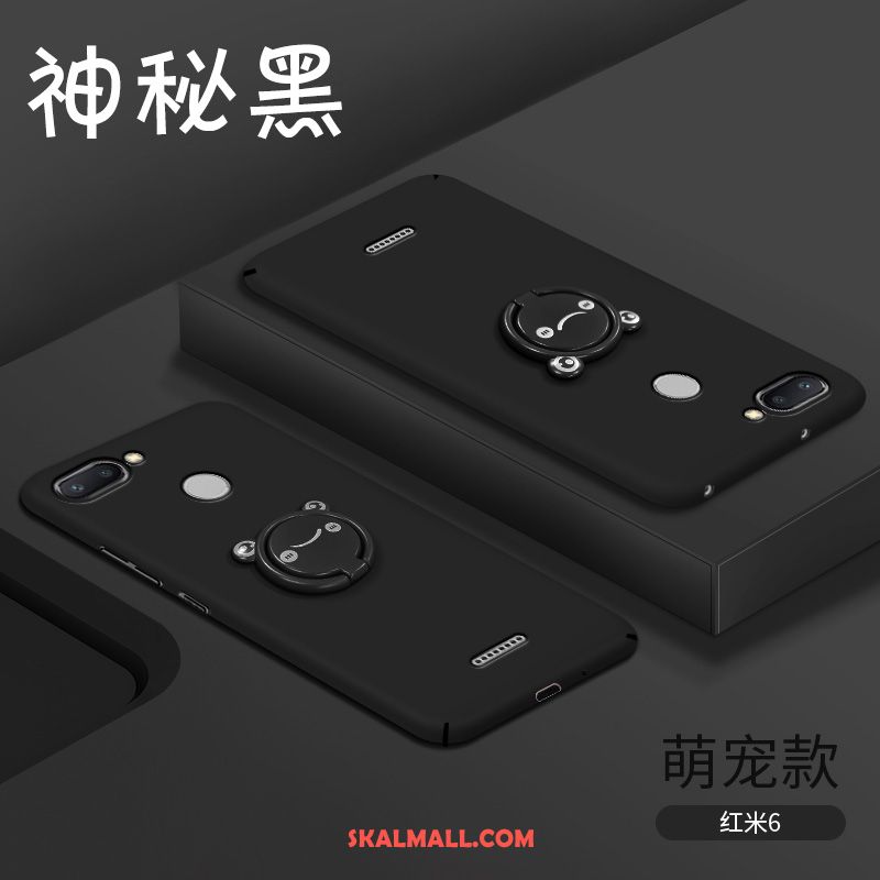Xiaomi Redmi 6 Skal Solid Färg Kreativa Tecknat Skydd Spänne Fodral Rea