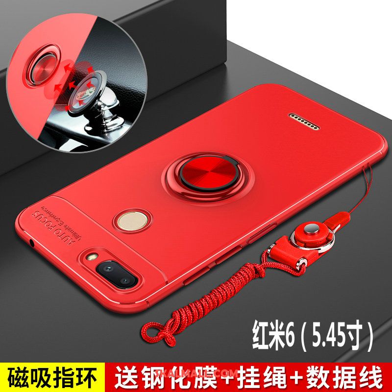 Xiaomi Redmi 6 Skal Trend Varumärke Hängsmycken Liten Skydd Röd Till Salu