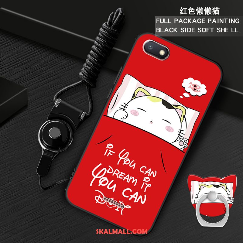 Xiaomi Redmi 6a Skal Silikon Vit Röd Mobil Telefon Liten Billig