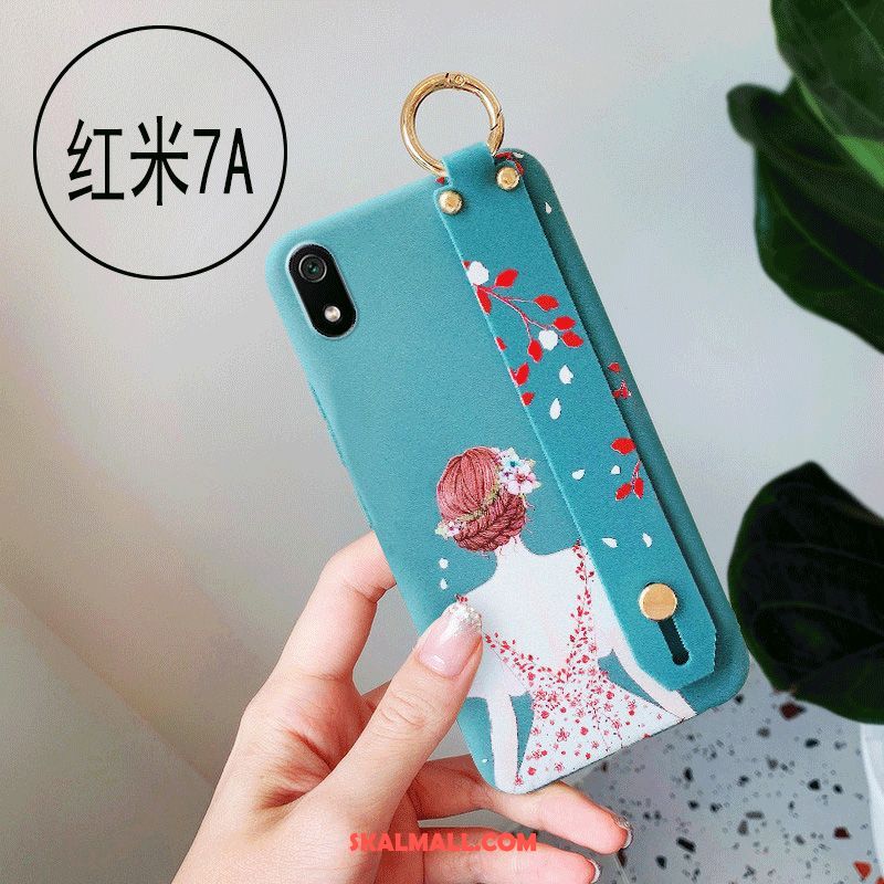 Xiaomi Redmi 7a Skal All Inclusive Silikon Net Red Rosa Mobil Telefon Fodral Billig