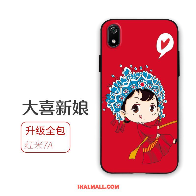 Xiaomi Redmi 7a Skal Fallskydd Mobil Telefon Mjuk Par Röd Butik