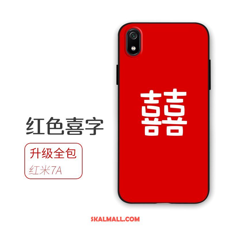 Xiaomi Redmi 7a Skal Fallskydd Mobil Telefon Mjuk Par Röd Butik