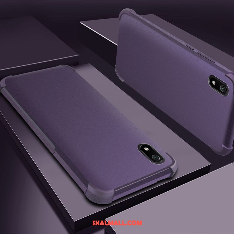 Xiaomi Redmi 7a Skal Fallskydd Purpur Nubuck Silikon Hängsmycken Till Salu