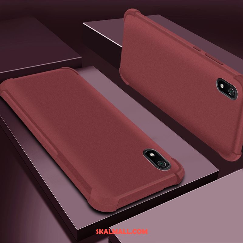 Xiaomi Redmi 7a Skal Fallskydd Purpur Nubuck Silikon Hängsmycken Till Salu