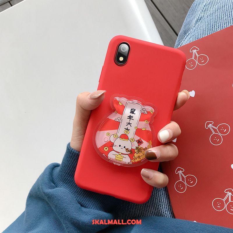 Xiaomi Redmi 7a Skal Silikon Net Red Ny Personlighet Fallskydd Billigt