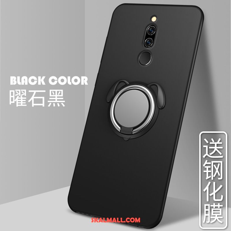 Xiaomi Redmi 8 Skal Nubuck Blå Personlighet Magnetic Silikon Fodral Rea