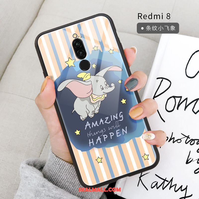 Xiaomi Redmi 8 Skal Personlighet Glas Hängsmycken Support Liten Rea