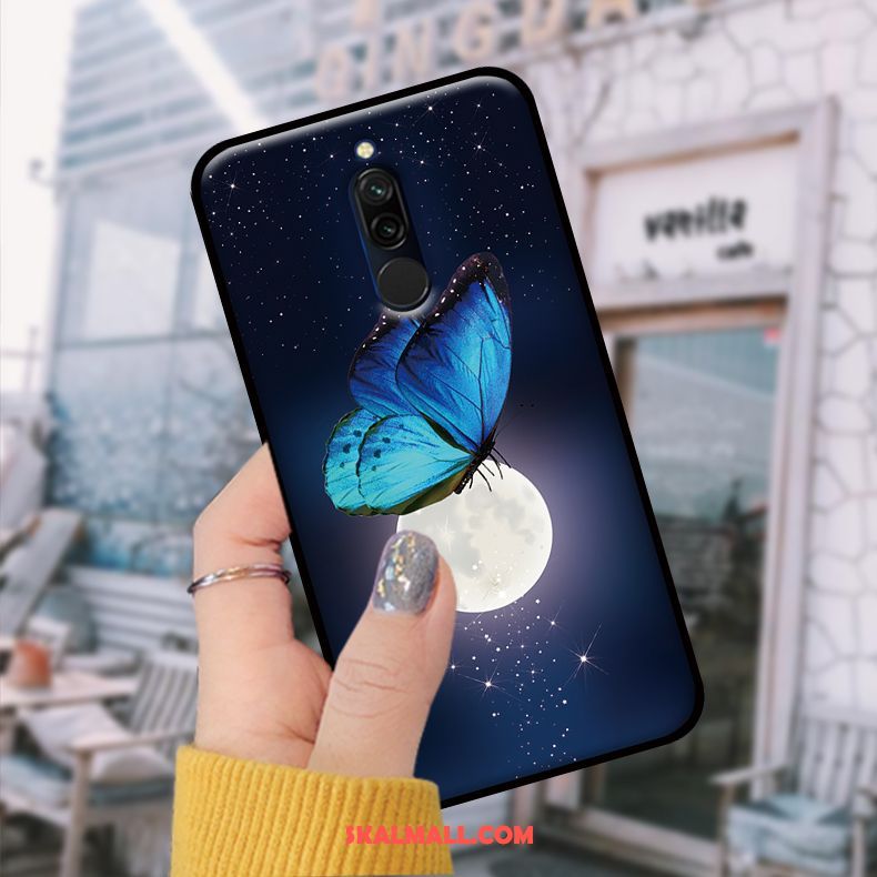 Xiaomi Redmi 8 Skal Student Skydd Purpur Mobil Telefon Röd Butik