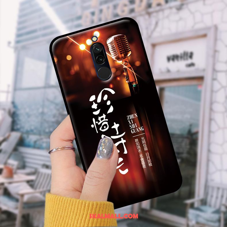 Xiaomi Redmi 8 Skal Student Skydd Purpur Mobil Telefon Röd Butik