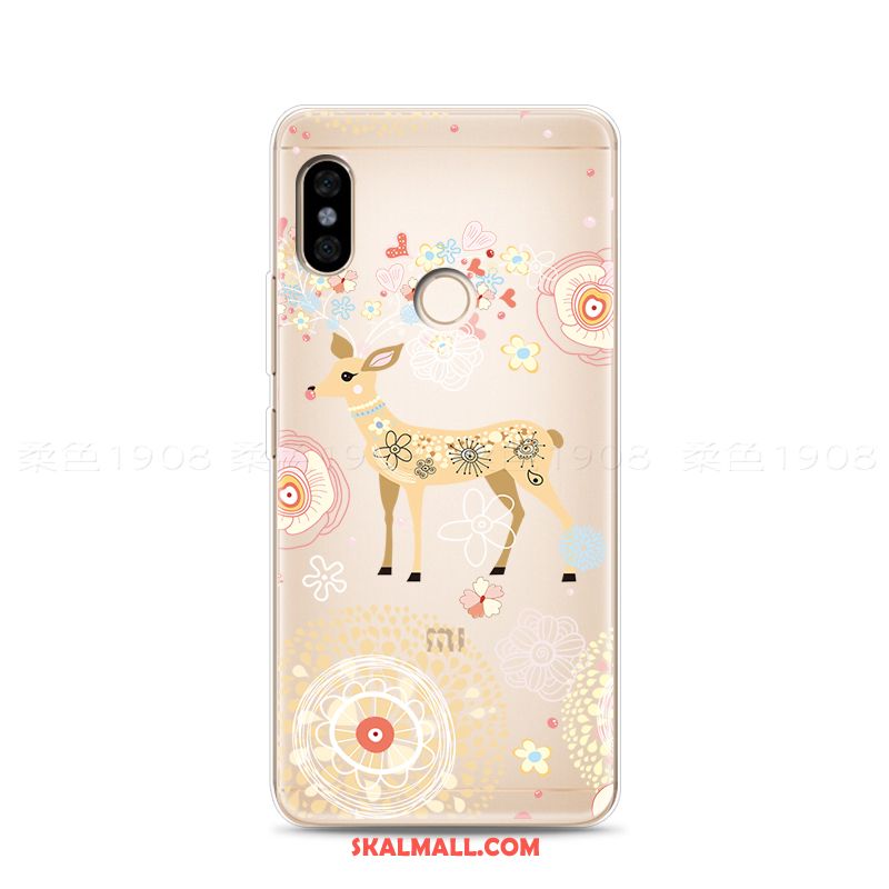 Xiaomi Redmi Note 5 Skal Kyla Vind Blommor Färg Buckskin Fodral Billigt