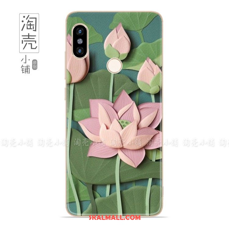 Xiaomi Redmi Note 5 Skal Mobil Telefon Konst Kinesisk Stil Liten Blommor Fodral På Nätet