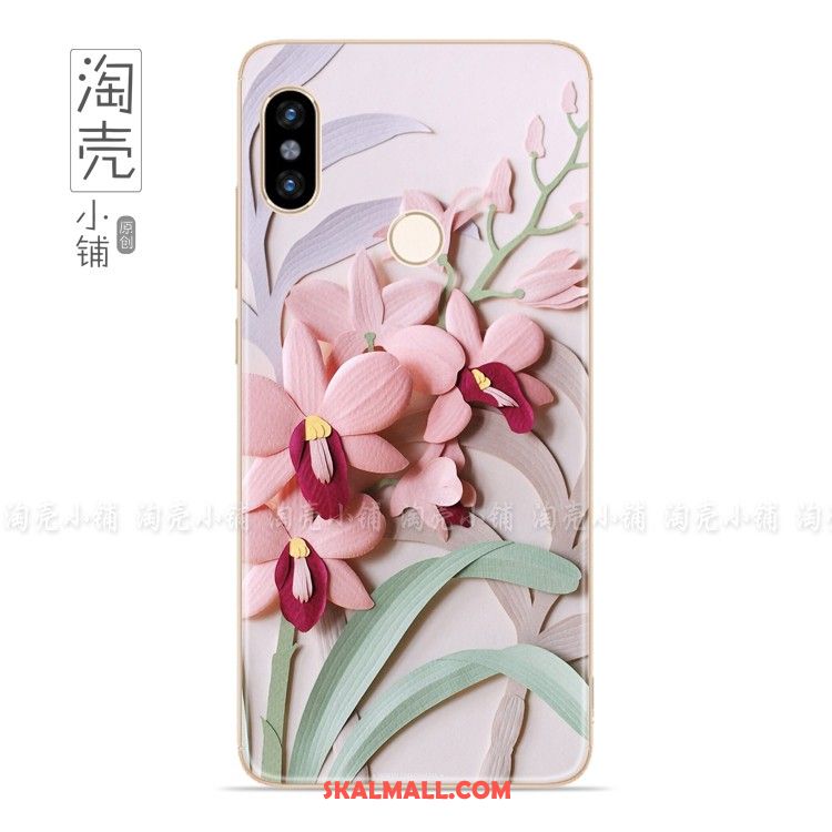 Xiaomi Redmi Note 5 Skal Mobil Telefon Konst Kinesisk Stil Liten Blommor Fodral På Nätet