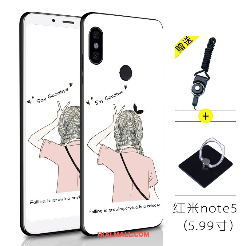 Xiaomi Redmi Note 5 Skal Silikon Kreativa Liten Röd Svart Fodral Rea