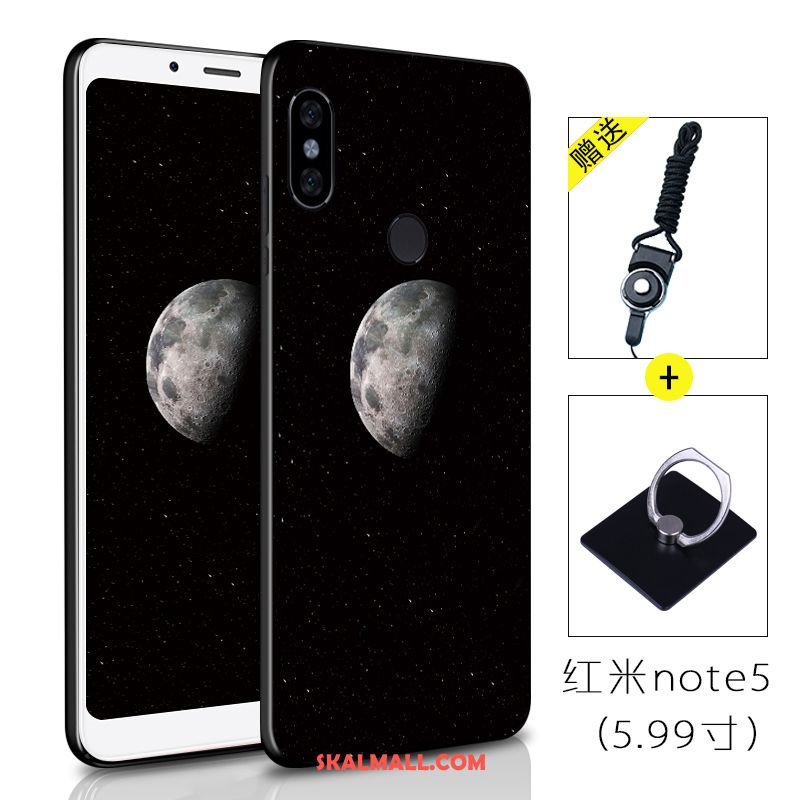 Xiaomi Redmi Note 5 Skal Silikon Kreativa Liten Röd Svart Fodral Rea