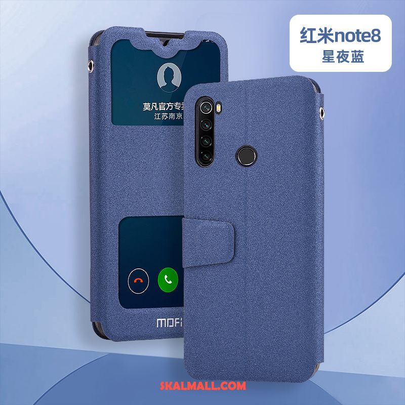 Xiaomi Redmi Note 8 Pro Skal Röd All Inclusive Liten Läderfodral Silikon Till Salu