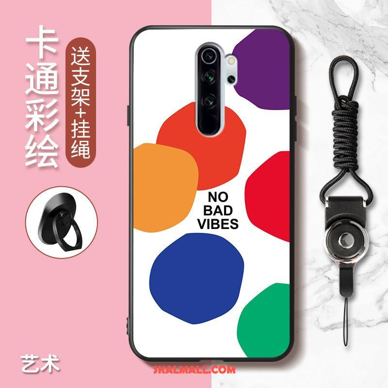 Xiaomi Redmi Note 8 Pro Skal Tecknat Mobil Telefon Röd Fallskydd Vacker Rea