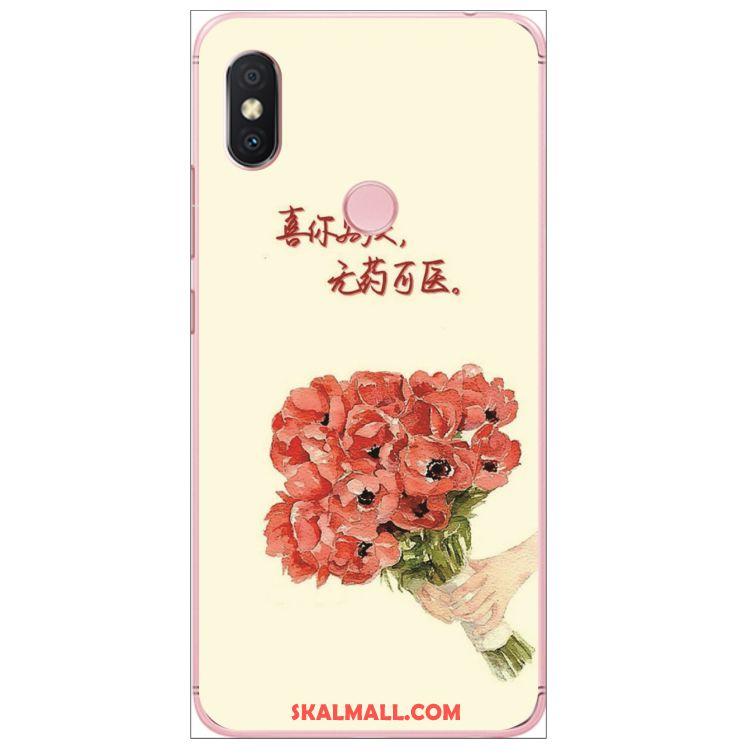 Xiaomi Redmi S2 Skal Kyla Gul Röd Kinesisk Stil Mobil Telefon Rea