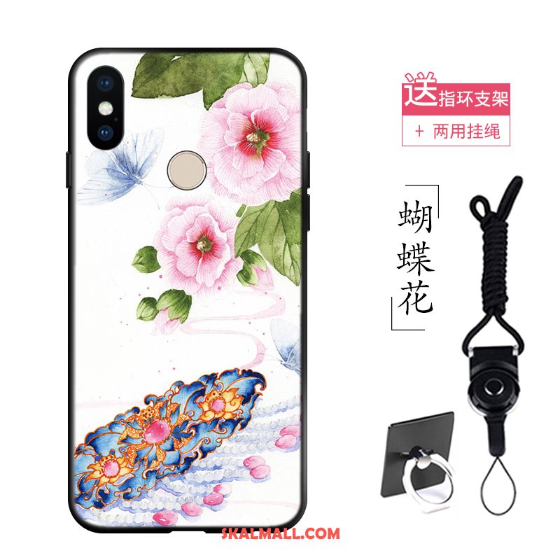Xiaomi Redmi S2 Skal Mobil Telefon Silikon Vit Blommor Handmålade Online