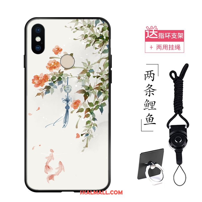 Xiaomi Redmi S2 Skal Mobil Telefon Silikon Vit Blommor Handmålade Online