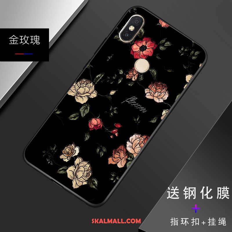 Xiaomi Redmi S2 Skal Röd Fallskydd Nubuck Mobil Telefon All Inclusive Fodral Rea