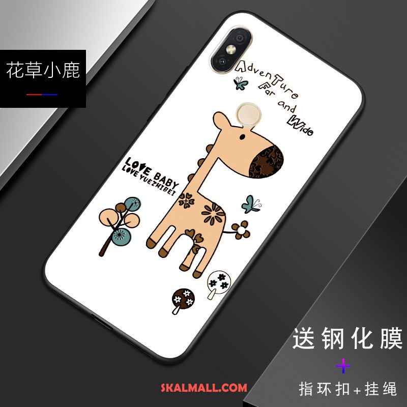 Xiaomi Redmi S2 Skal Röd Fallskydd Nubuck Mobil Telefon All Inclusive Fodral Rea