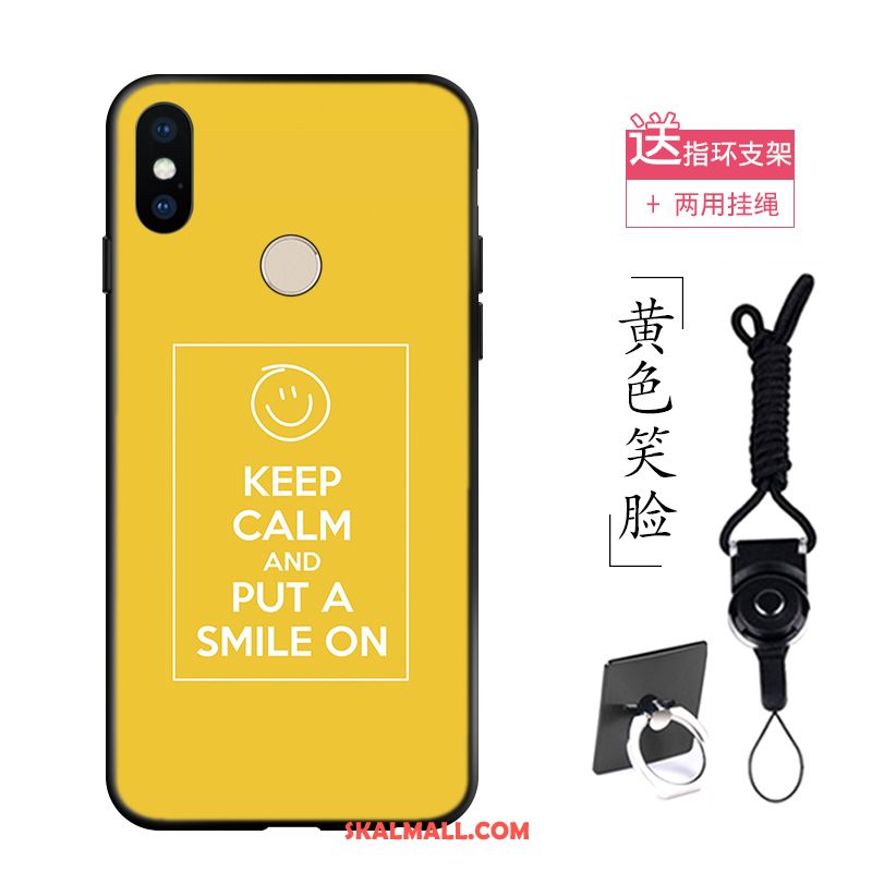 Xiaomi Redmi S2 Skal Silikon Gul Smiley Mjuk Mobil Telefon Butik