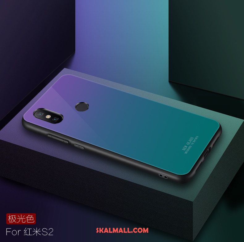 Xiaomi Redmi S2 Skal Silikon Personlighet Fallskydd Glas Mobil Telefon Fodral Till Salu